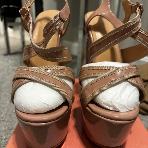 Eldof Womens Wedge Platform Sandals Wedge Heel 6” Heel - Picture 4 of 6